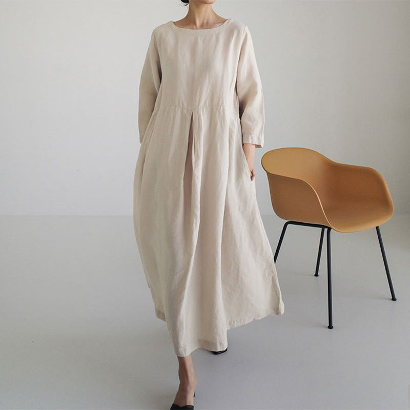 The Kyoto Pleated Midi Dress