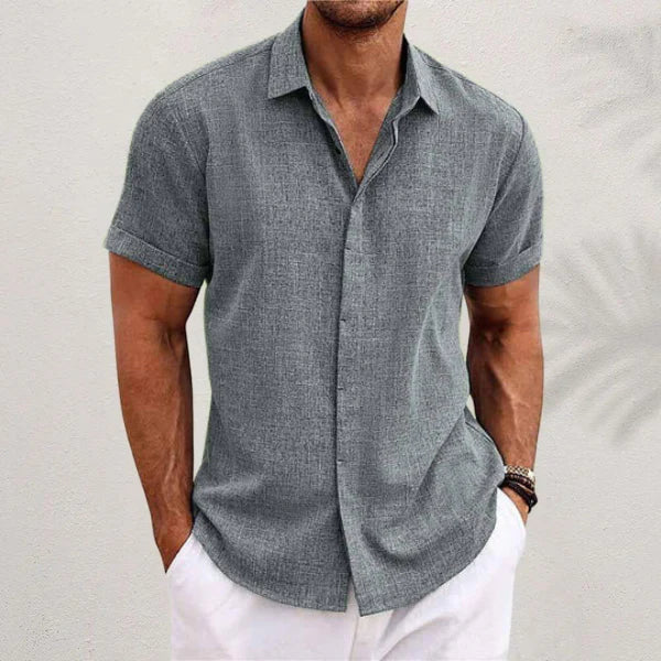 The Riviera Textured Short-Sleeve Shirt