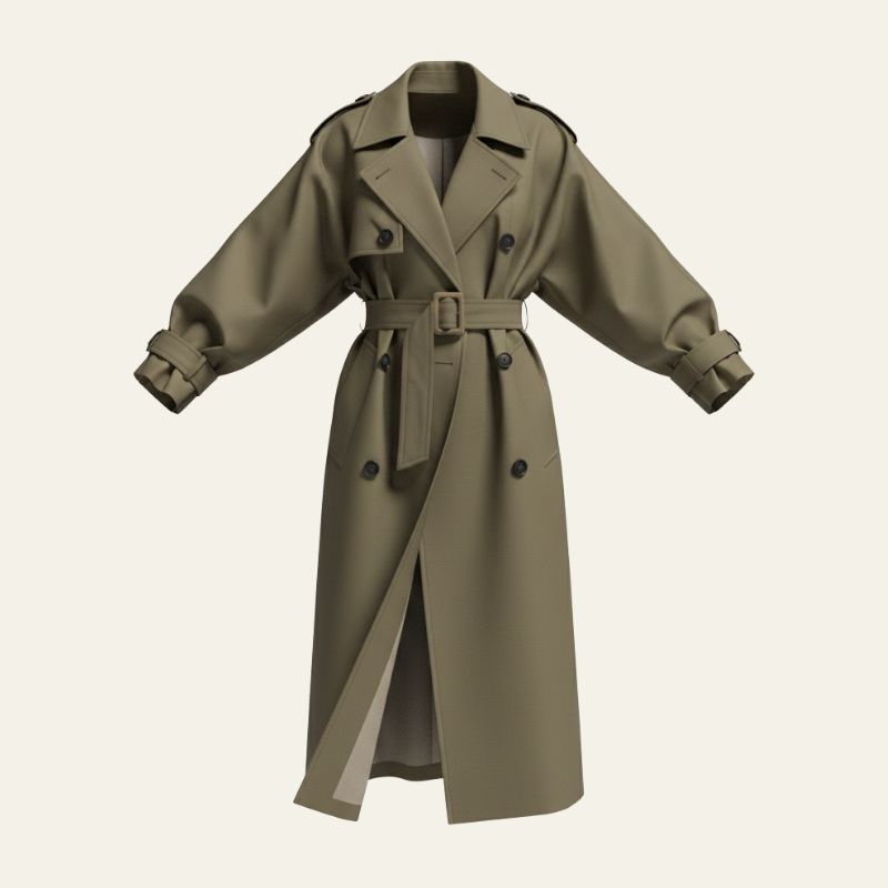 The Marlowe Belted Oversized Trench Coat
