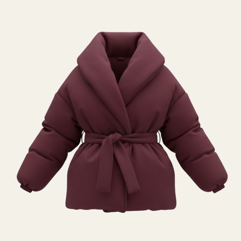 The Aspen Tie-Belt Puffer Coat