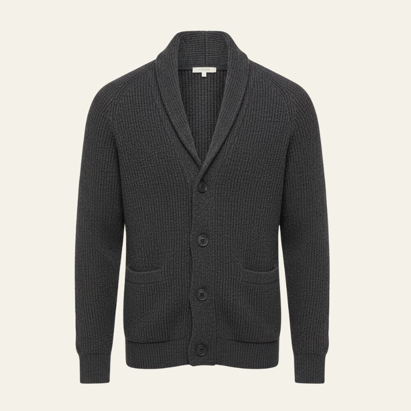 The Hudson Shawl-Collar Knit Cardigan
