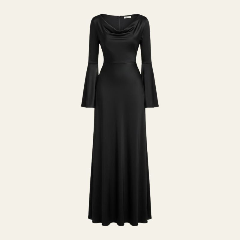 The Verona Flared-Sleeve Maxi Dress