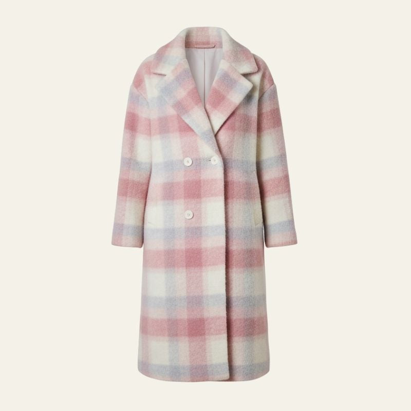 The Copenhagen Plaid Double-Breasted Coat