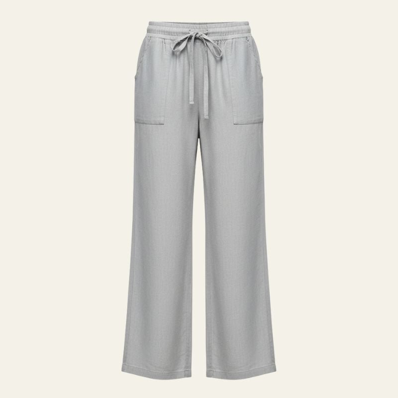 The Ibiza Drawstring Wide-Leg Trousers