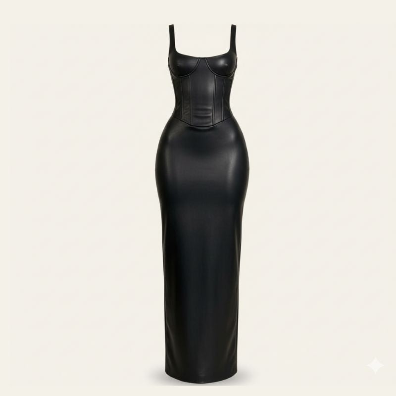 The Monaco Sculpted Corset Maxi Dress