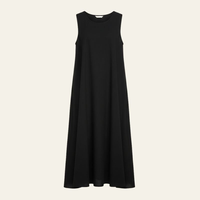 The Capri Textured Sleeveless Midi Dress