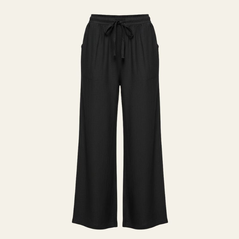The Riviera Drawstring Wide-Leg Trousers