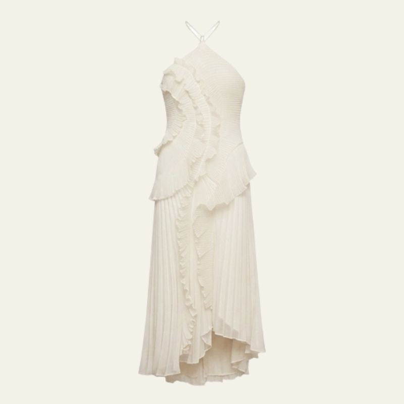 The Amalfi Ruffle High-Low Dress
