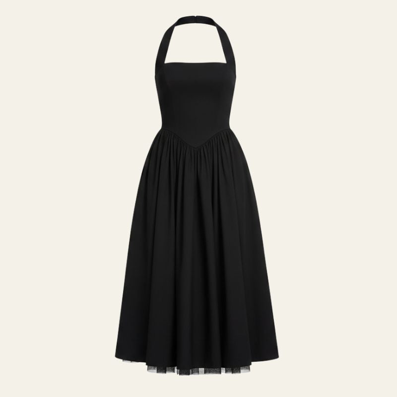 marilyn halter midi dress Clothing : Midi Dresses : 'Marilyn' White Halter Midi Sundress