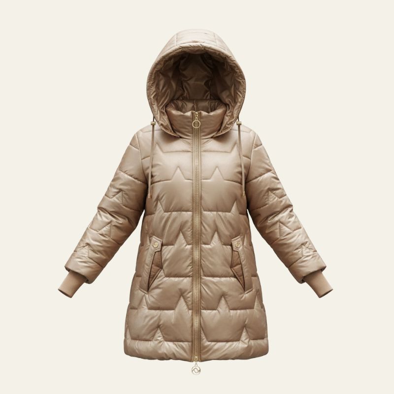 The Alpine Quilted Hooded Puffer Jacket