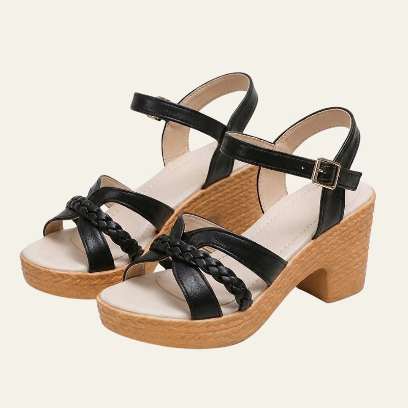 The Riviera Braided Platform Sandals