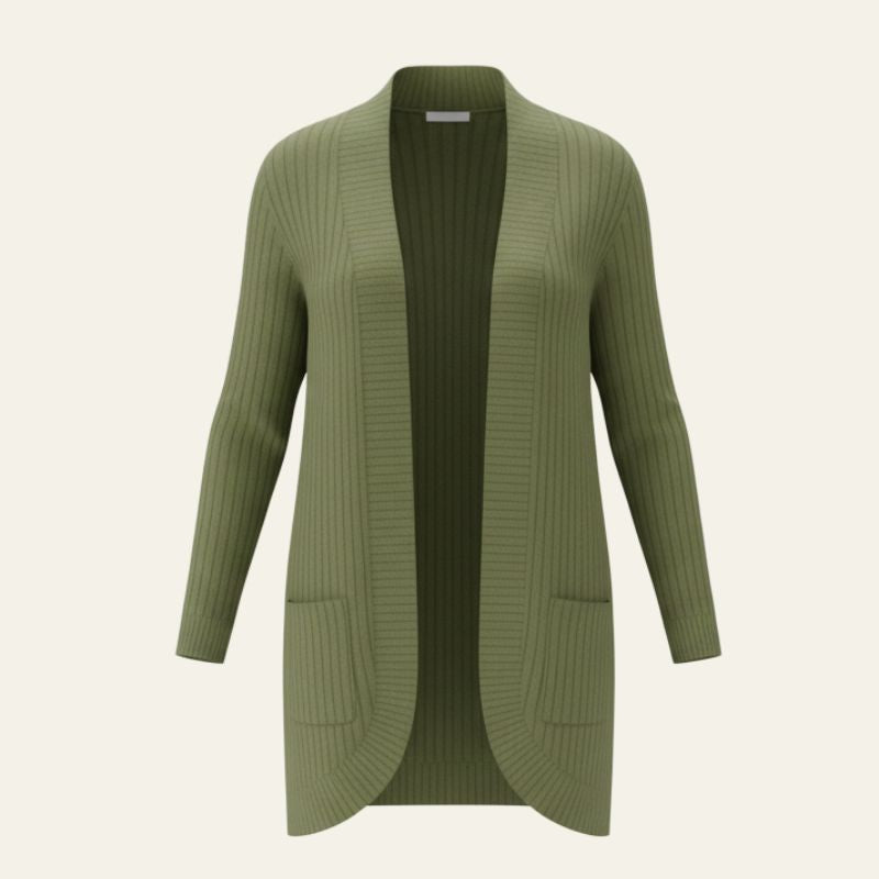 The Sonoma Ribbed Pocket Cardigan