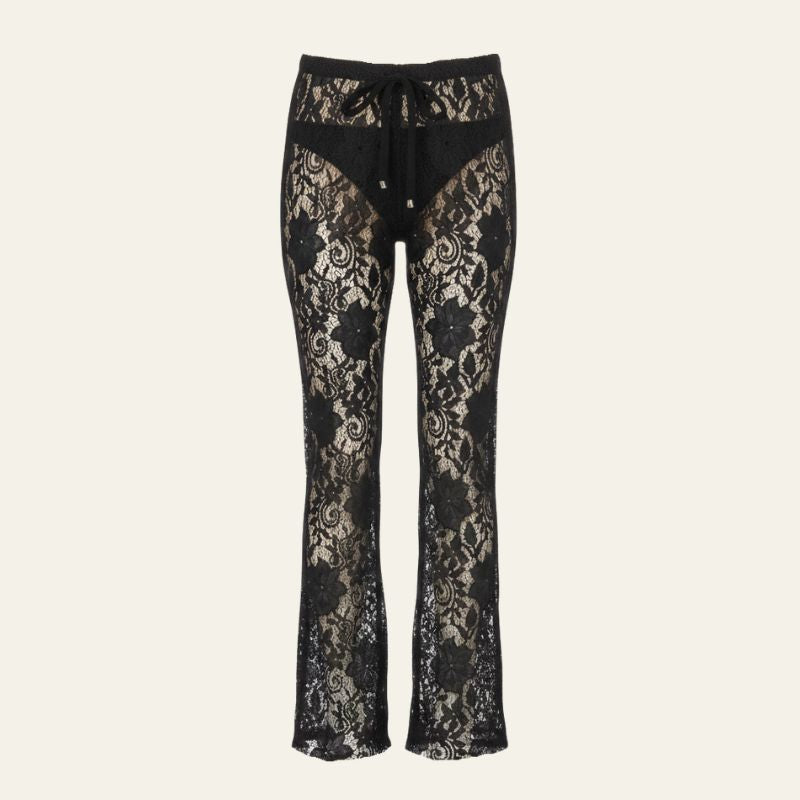 The Tulum Floral Lace Beach Trousers