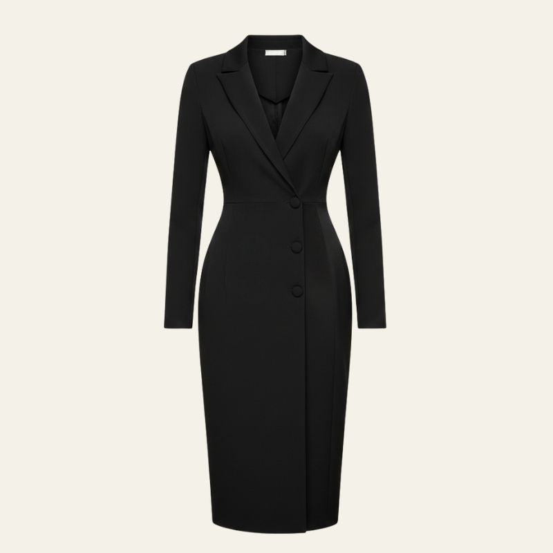 The Chelsea Button-Front Midi Dress