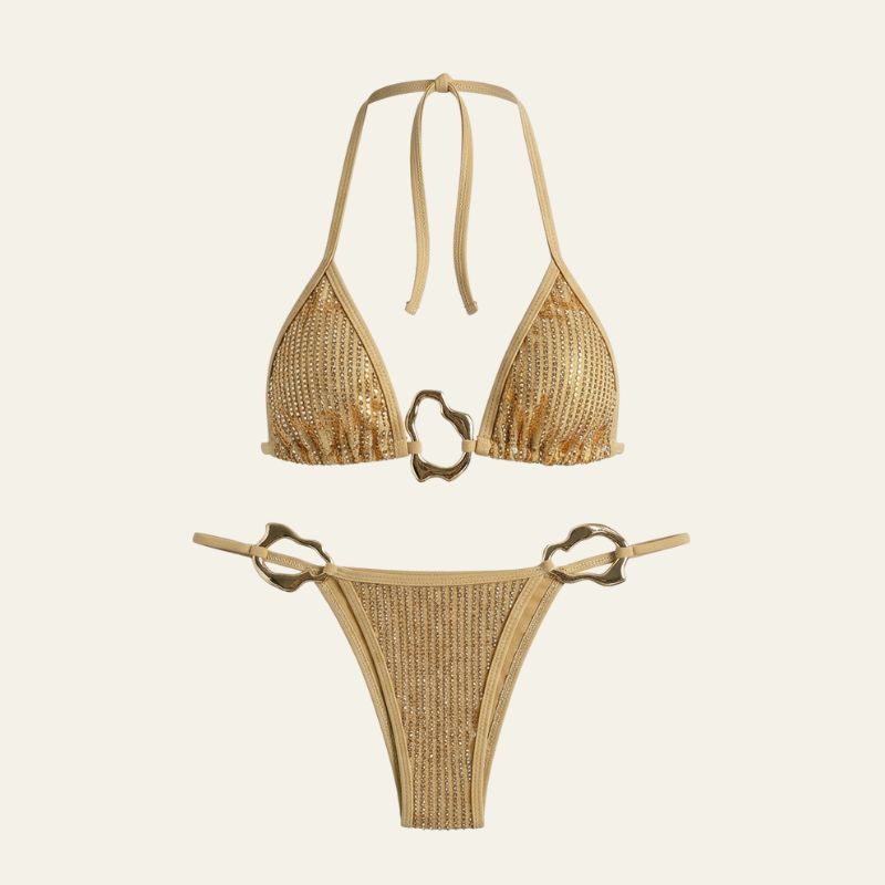 The Marbella Shimmer Bikini Set