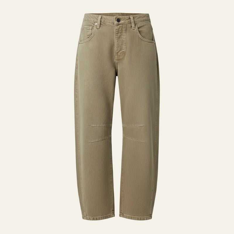 The Avenue Wide-Leg Barrel Jeans