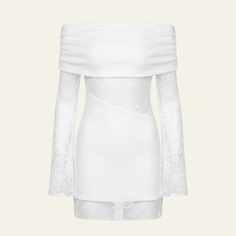 The Marbella Off-Shoulder Mini Dress