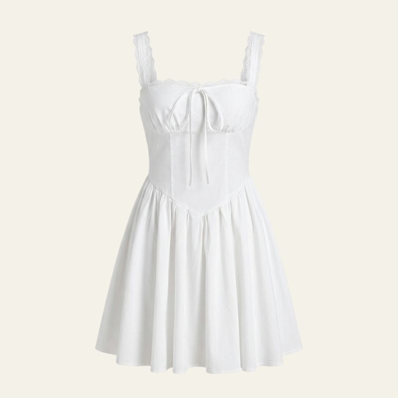 The Amalfi Tie-Front Mini Dress