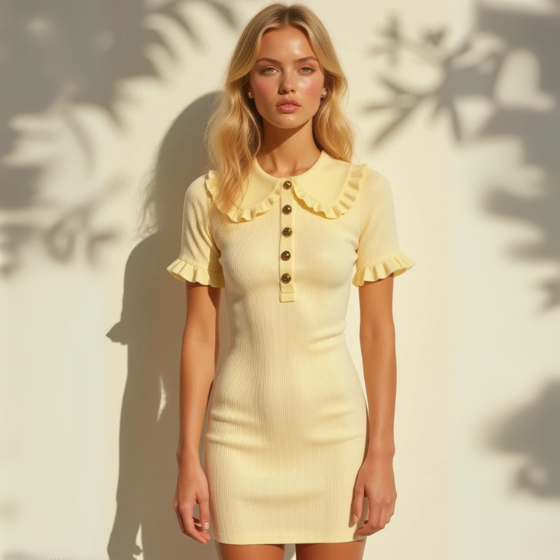 The Perla del Sud Yellow Dress
