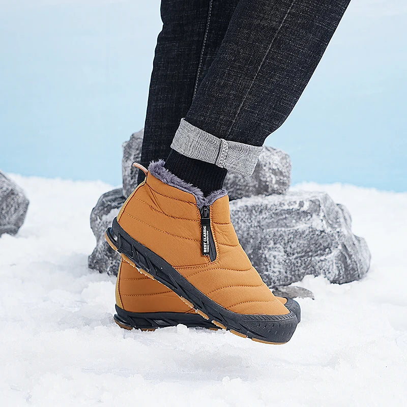 The Alpine Quilted Warm-Lining Winter Boots