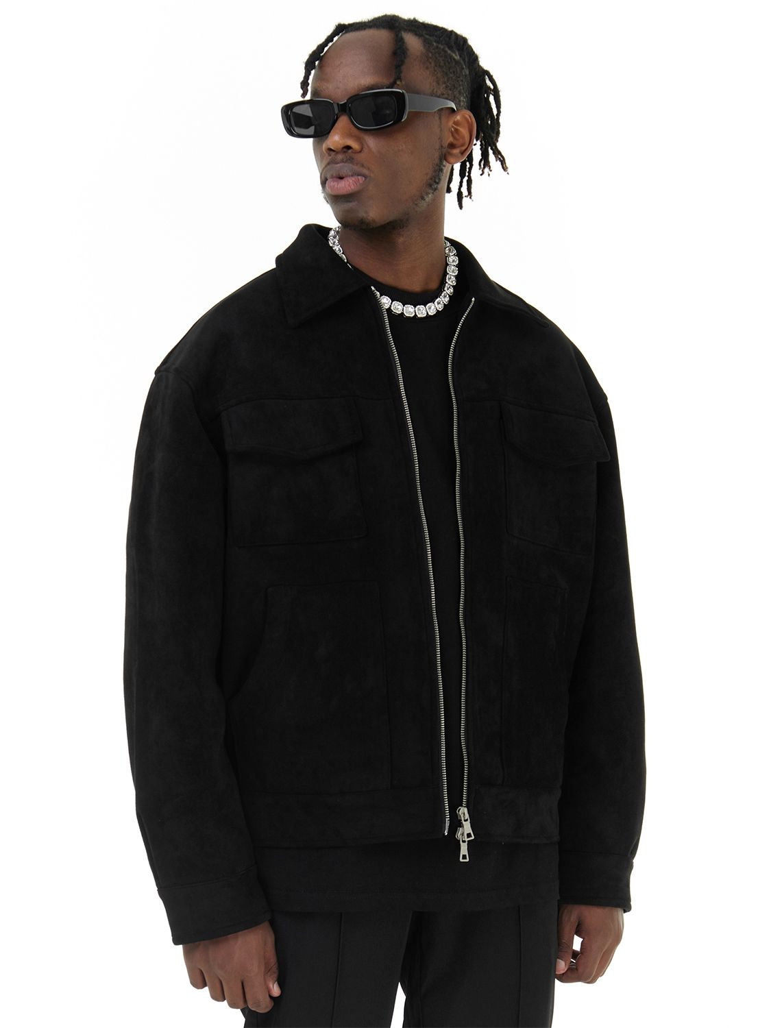 The Vienna Utility Suede Jacket