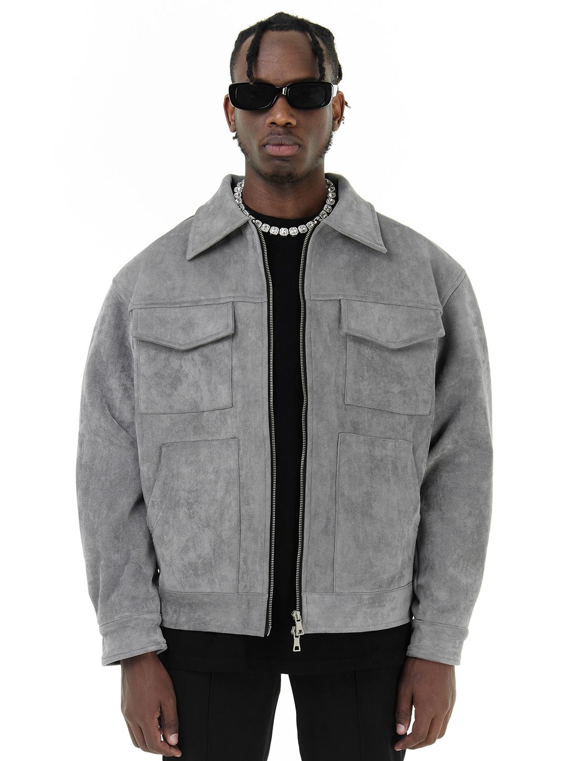 The Vienna Utility Suede Jacket
