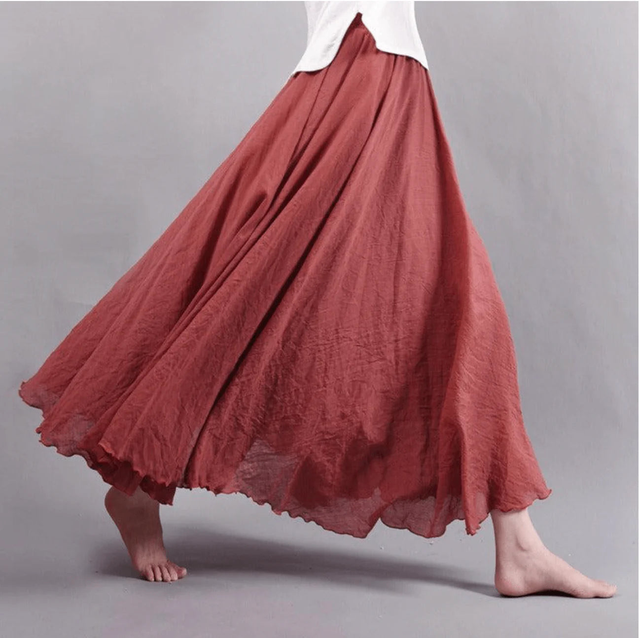 The Kyoto Textured Maxi Skirt