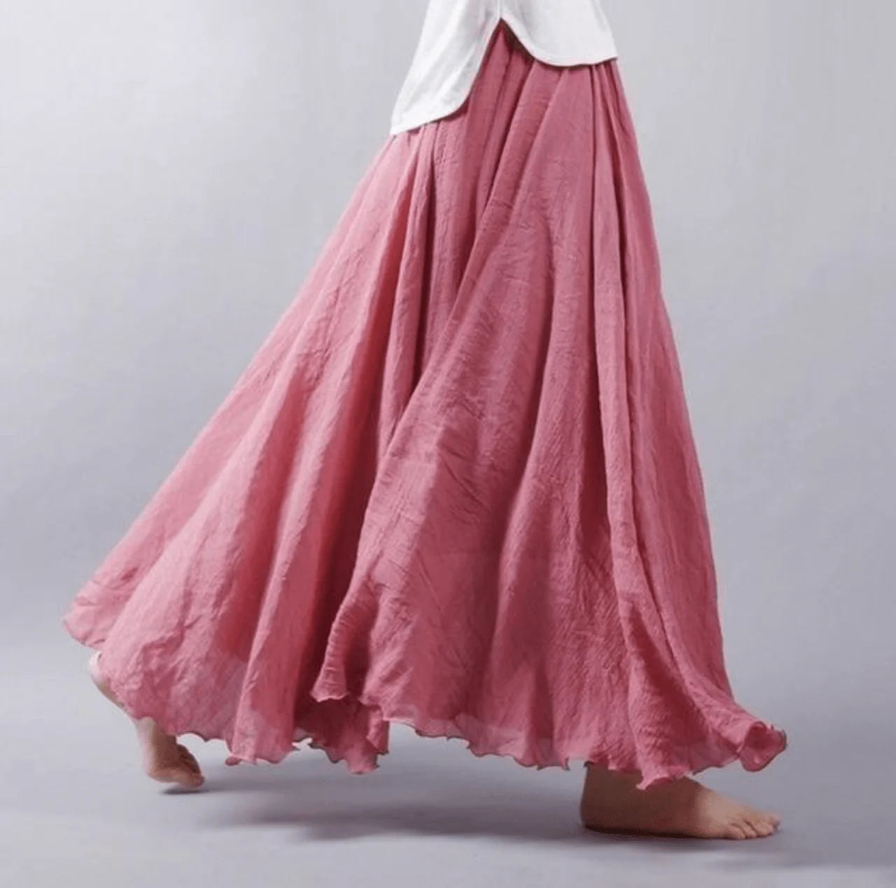 The Kyoto Textured Maxi Skirt
