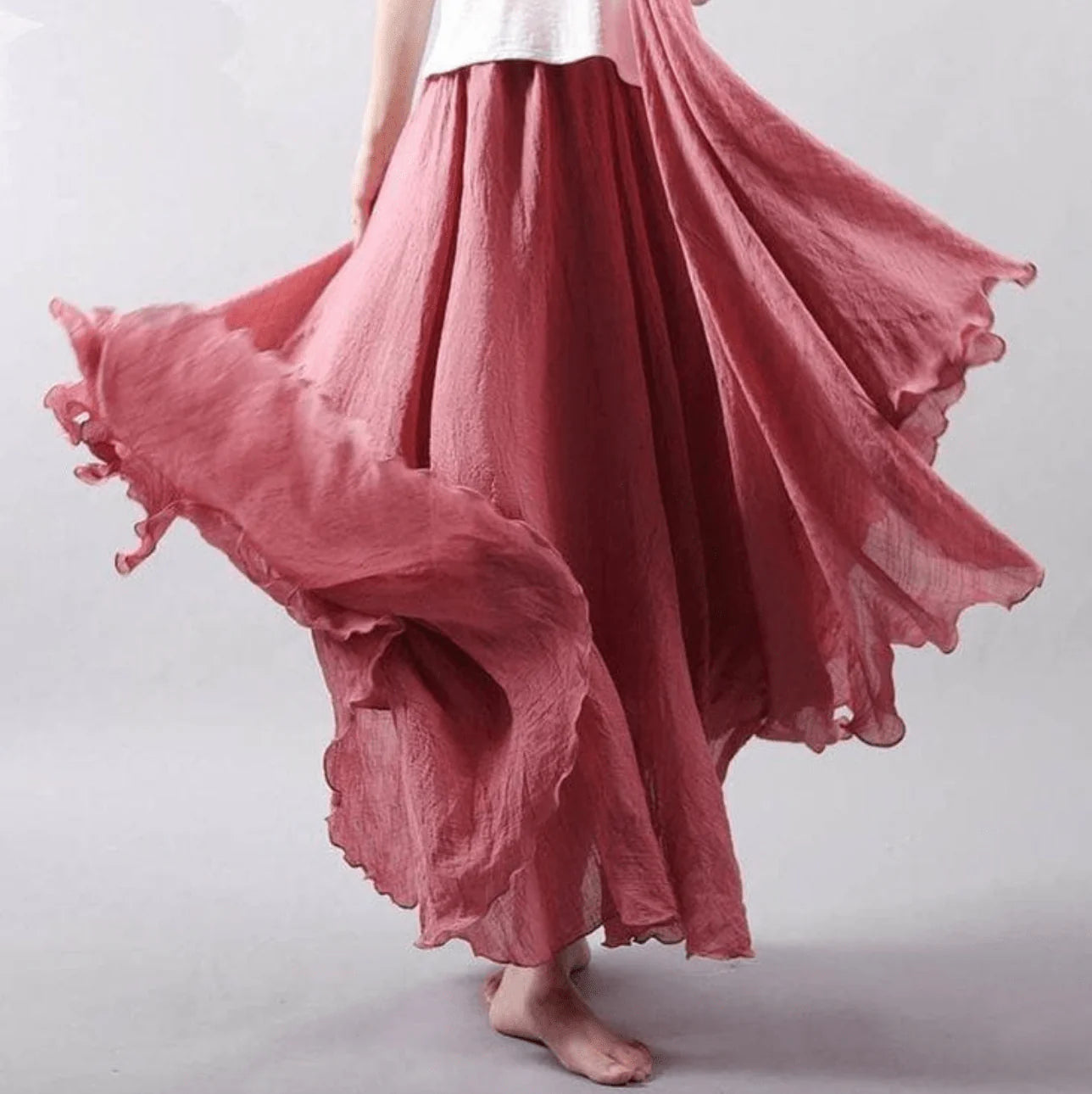The Kyoto Textured Maxi Skirt