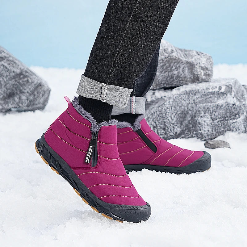 The Alpine Quilted Warm-Lining Winter Boots