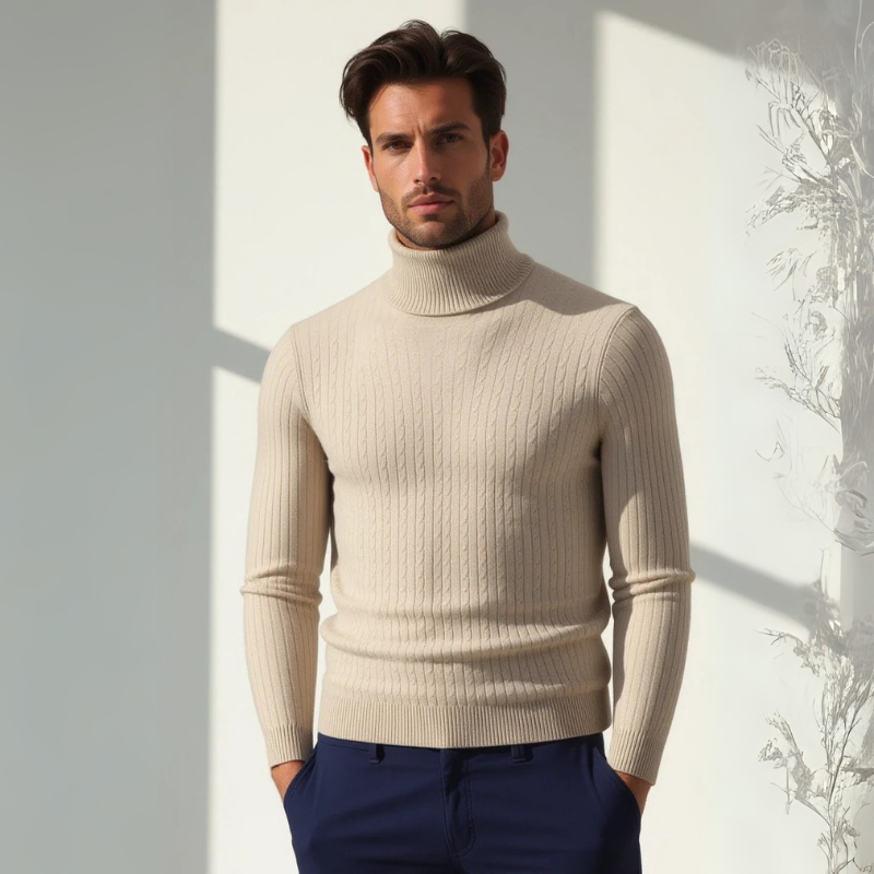 The Siena Ribbed Turtleneck