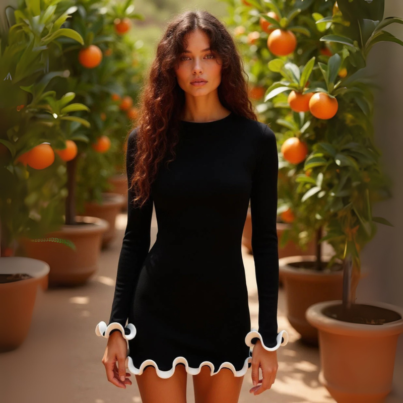 The Milan Sottile Black Dress