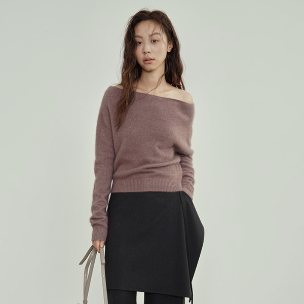 The Lucerne One-Shoulder Sweater