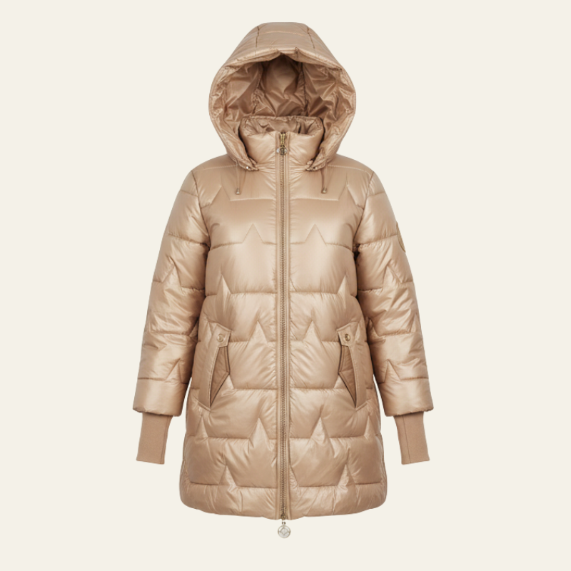 The Alpine Quilted Hooded Puffer Jacket