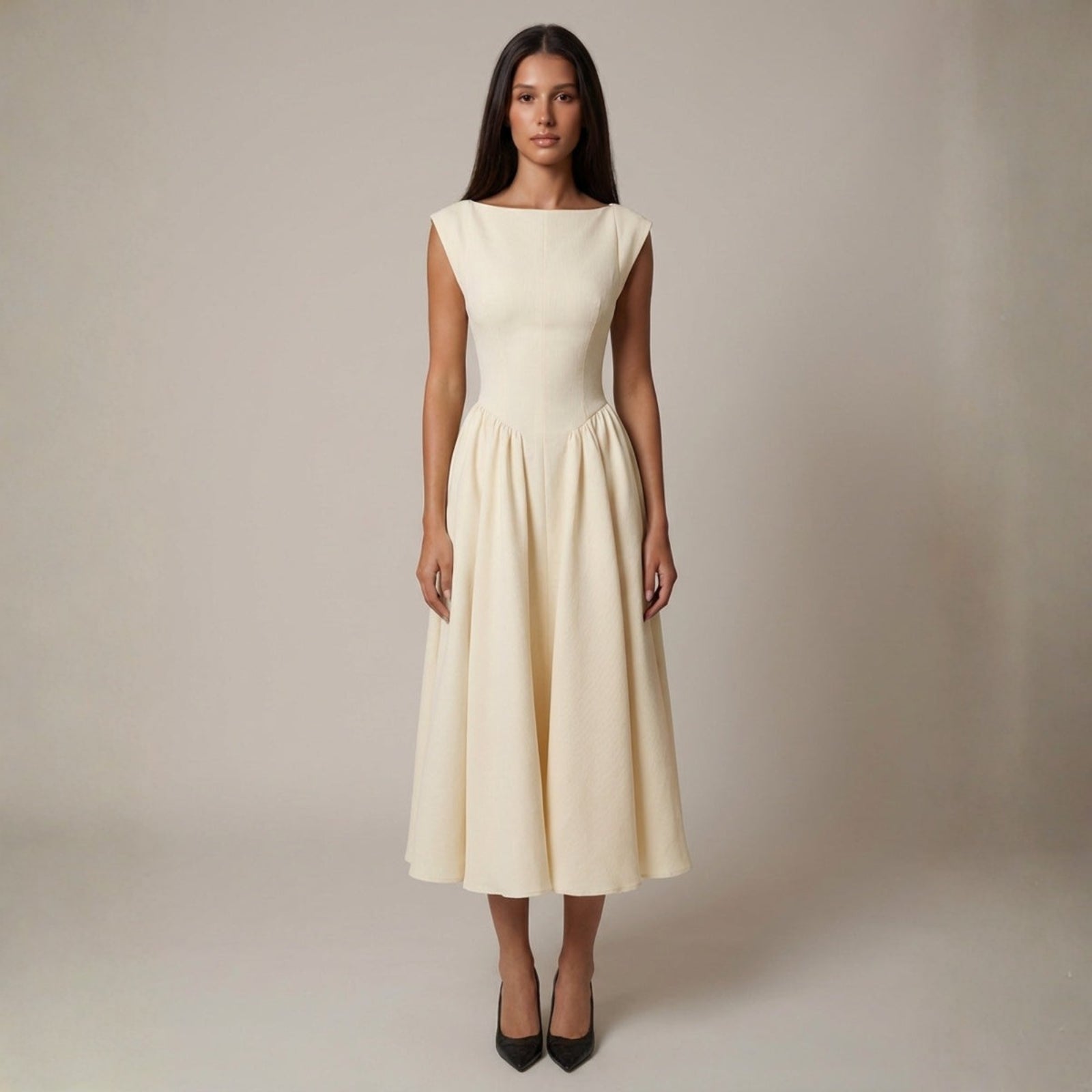 The Verona Cut-Out Midi Dress