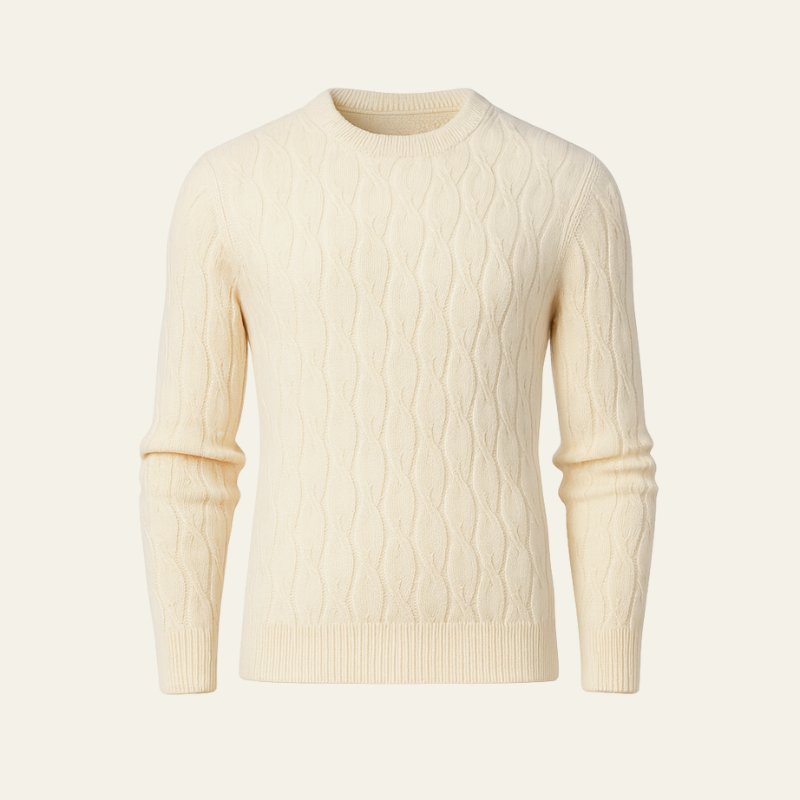 The Crema di Siena Cable Sweater