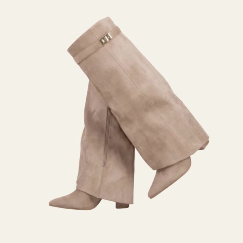 The Valencia Suede Sculpted Boot