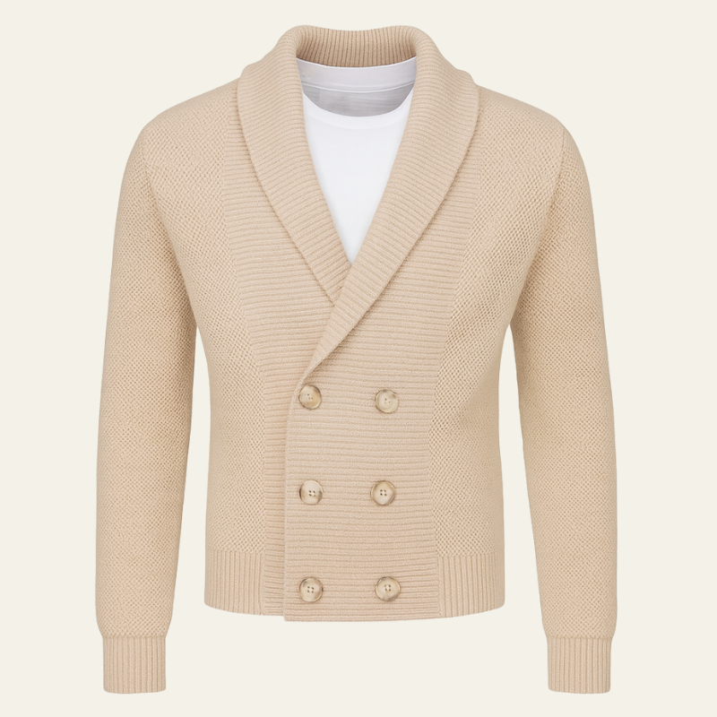 The Florence Cotton Shawl Collar Cardigan