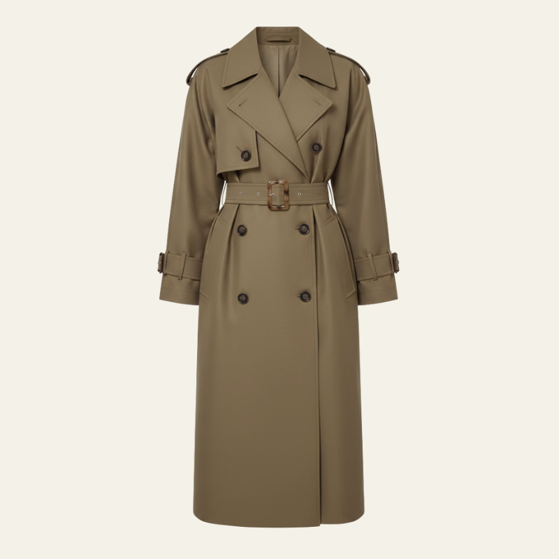 The Marlowe Belted Oversized Trench Coat