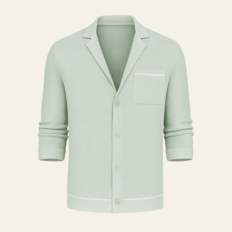 The Minori Green Knit Cardigan