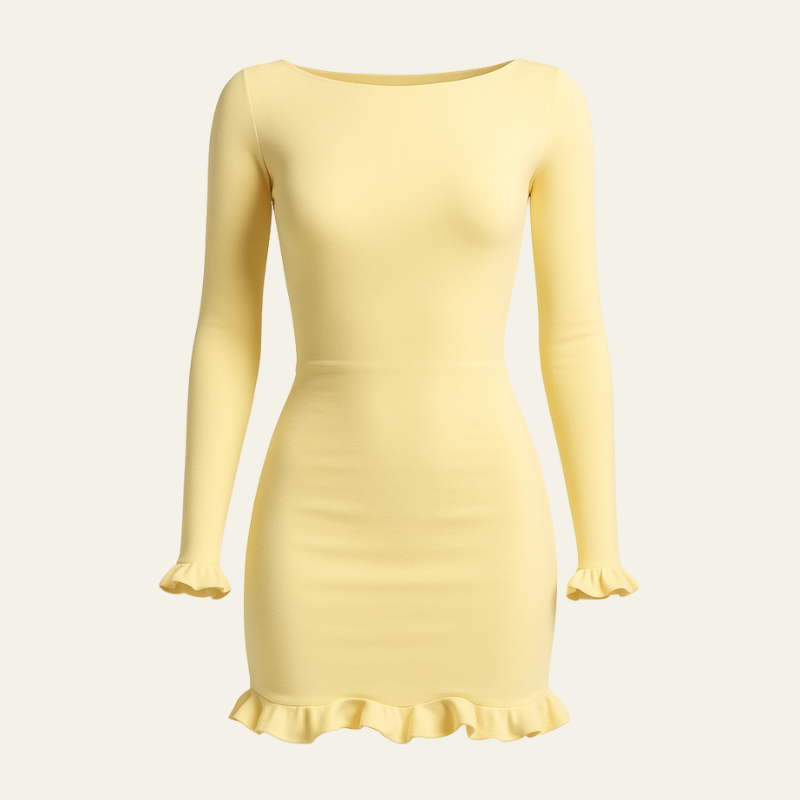 The Nice Sottile Yellow Dress