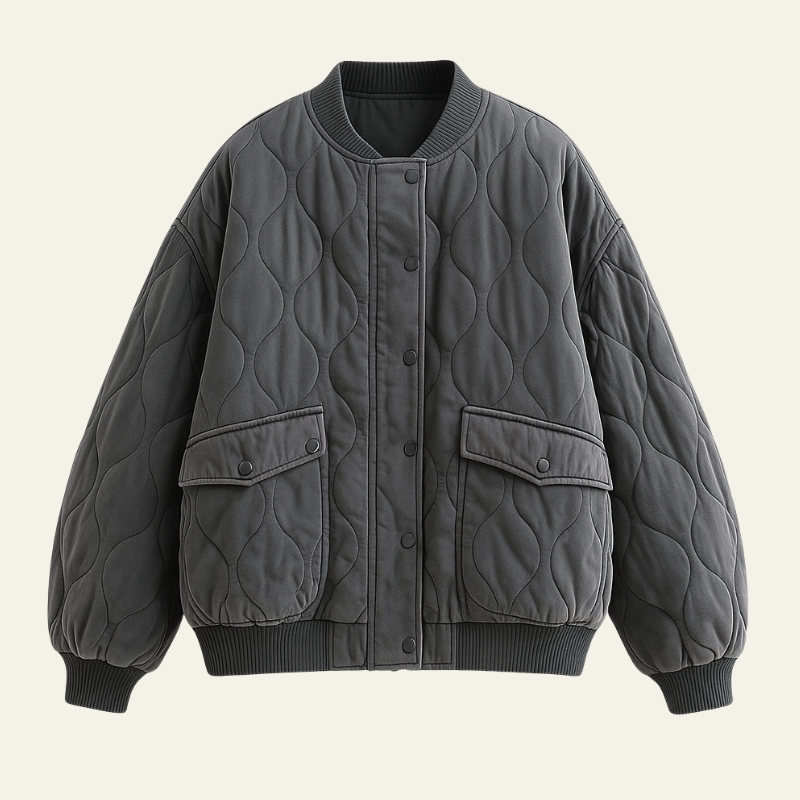 The Oslo Quilted Bomber Jacket