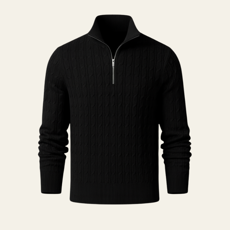 The Ponte Vecchio Quarter Zip Sweater