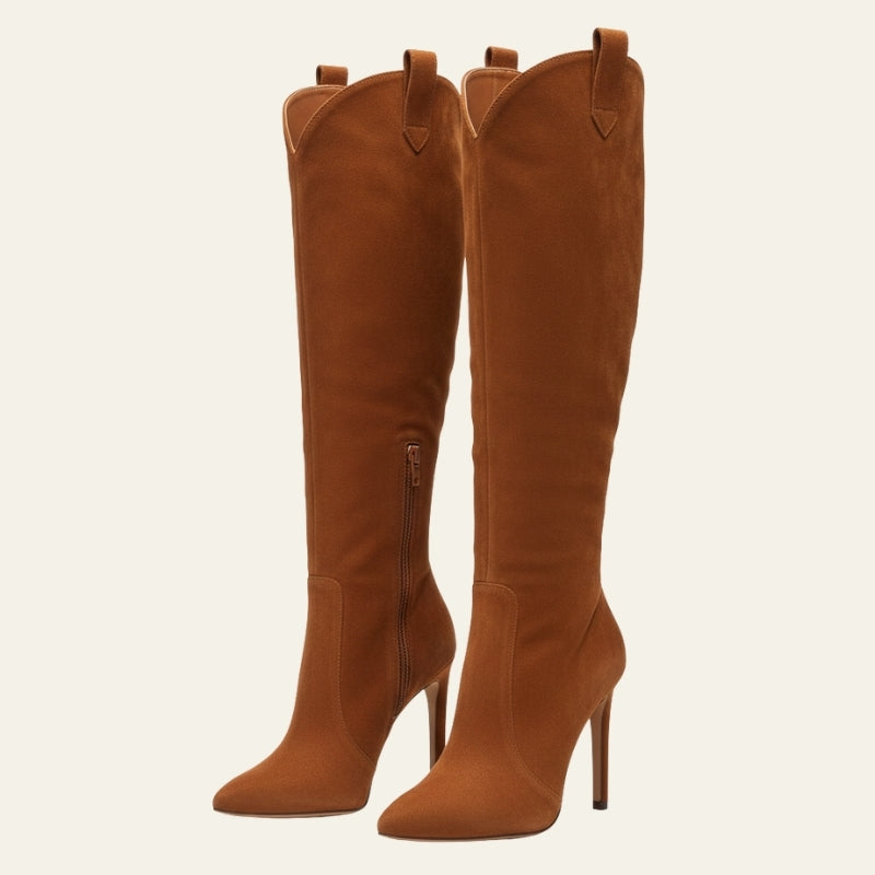 The Siena Suede Knee-High Boots