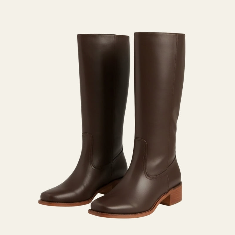 The Vienna Leather Knee Boot