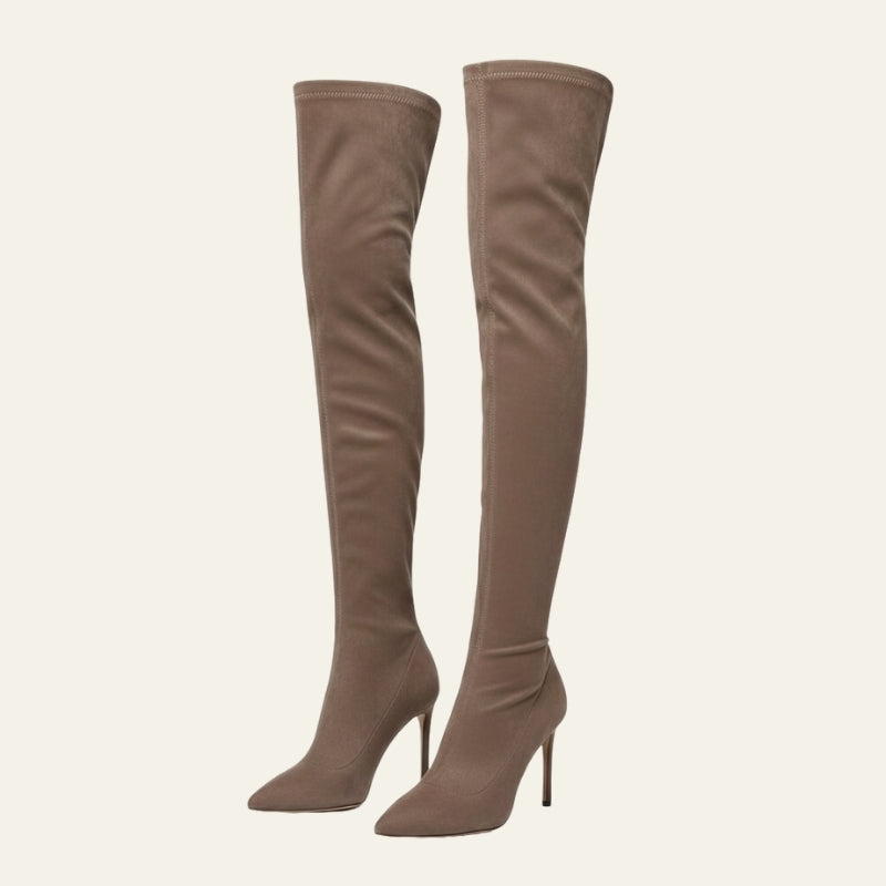 The Vienna Suede Over-the-Knee Boot