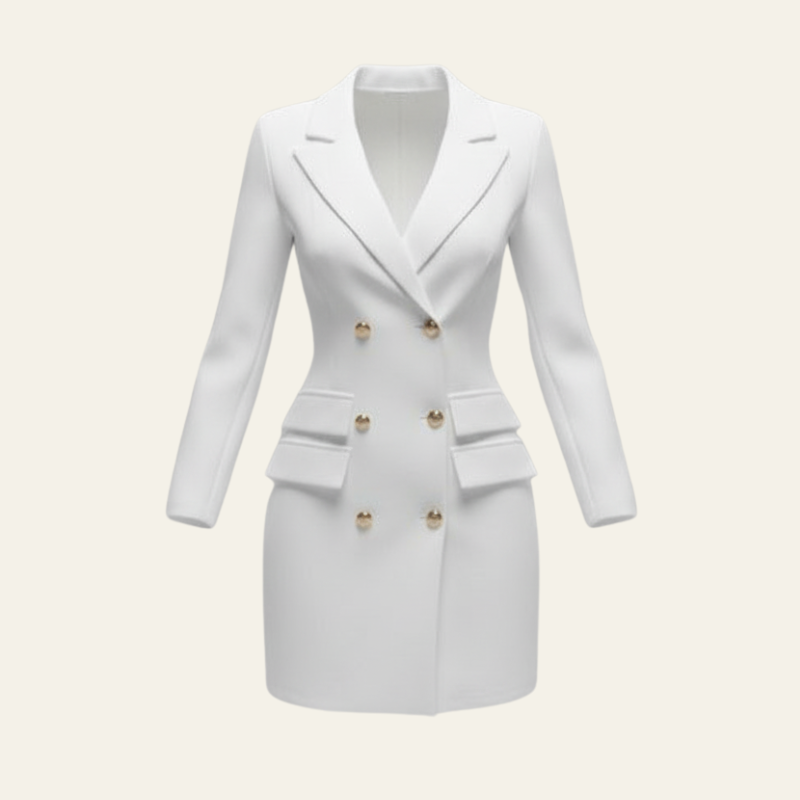 The Sorrento Double-Breasted Blazer Dress
