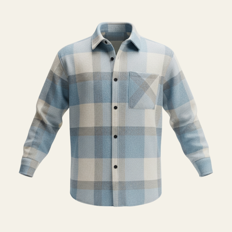 The Aspen Brushed Flannel Overshirt