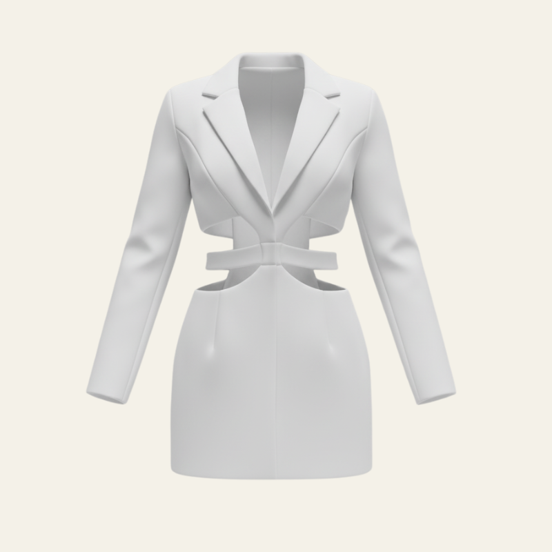 The Liora Cut-Out Blazer Dress