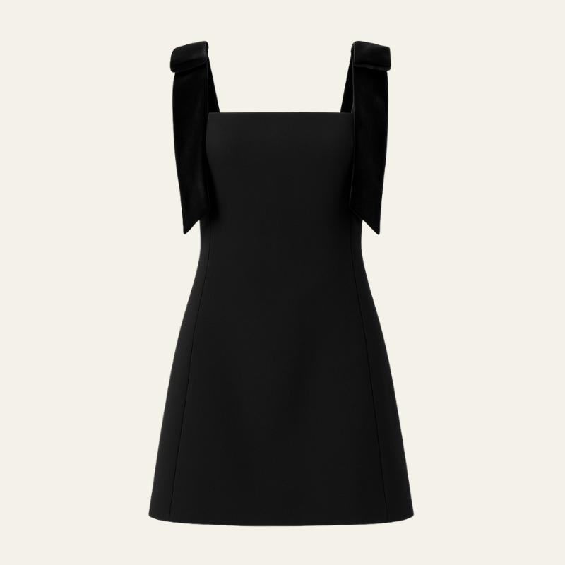mini black dress lace Sheath Spaghetti Straps Black Beaded Short Prom Dress with Lace HD0002 US0 / As Picture